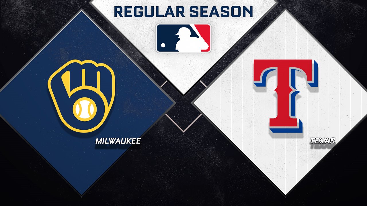 Milwaukee Brewers vs Texas Rangers poster