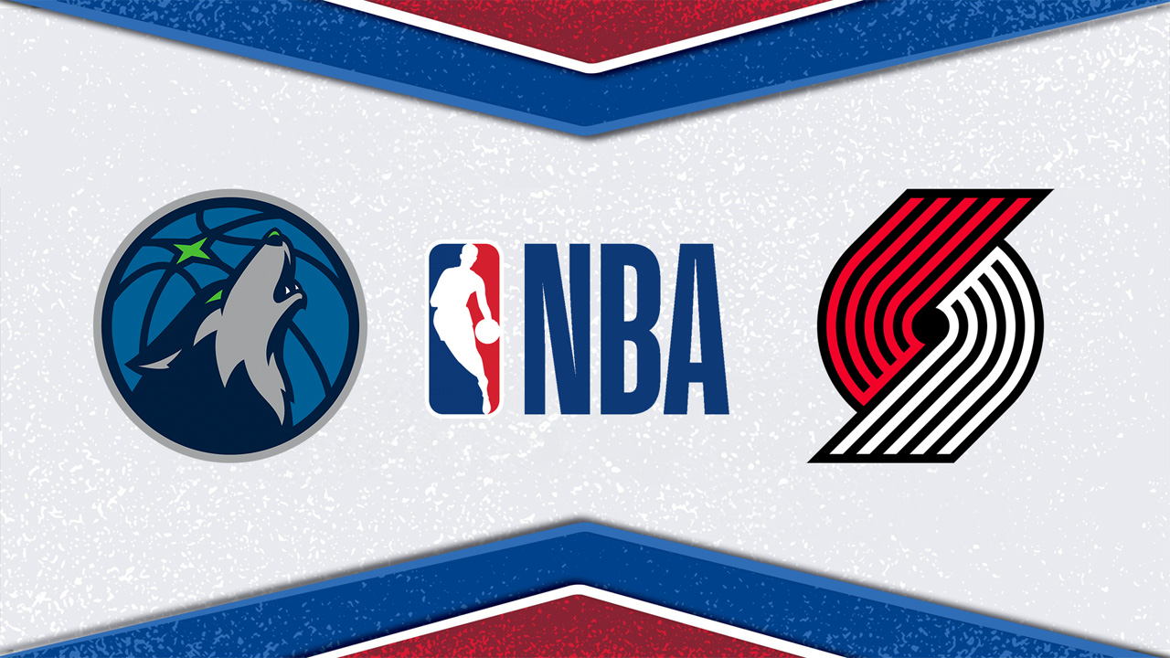 Minnesota Timberwolves vs Portland Trail Blazers poster