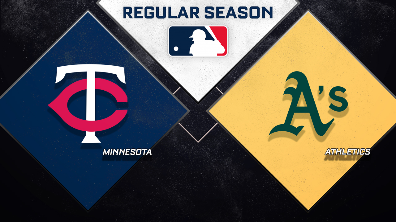 Minnesota Twins vs Athletics poster