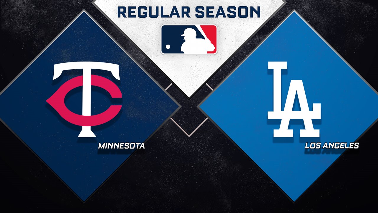 Minnesota Twins vs Los Angeles Dodgers poster