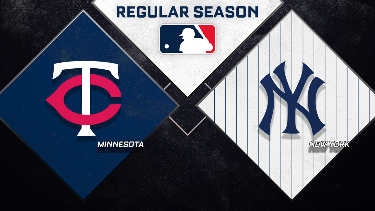 Minnesota Twins vs New York Yankees poster