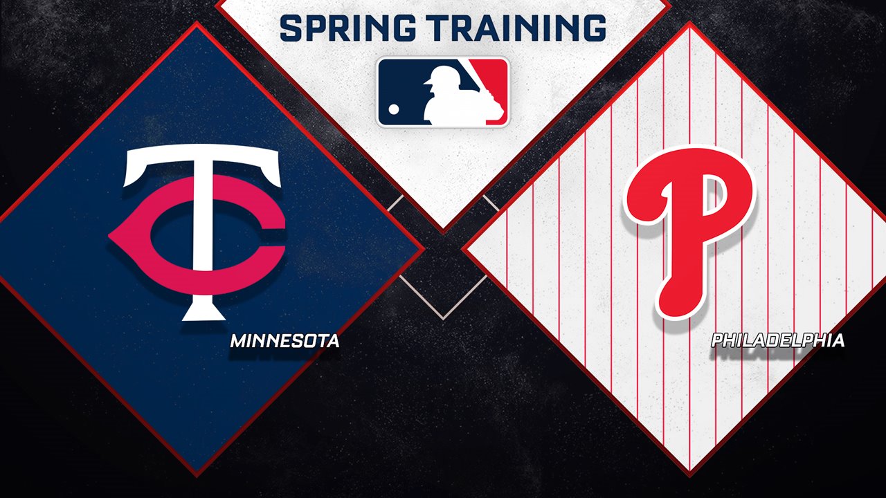 Minnesota Twins vs Philadelphia Phillies poster