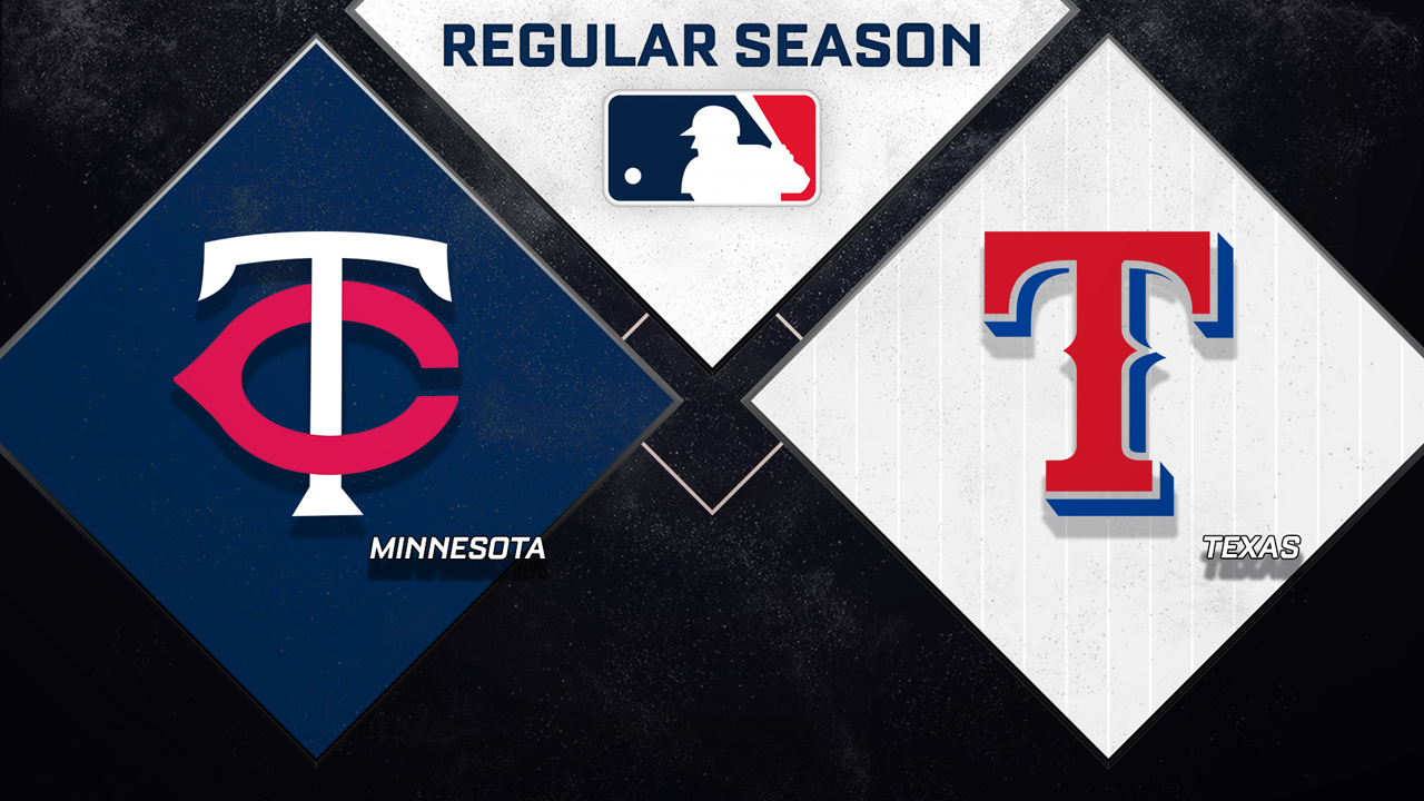 Minnesota Twins vs Texas Rangers poster