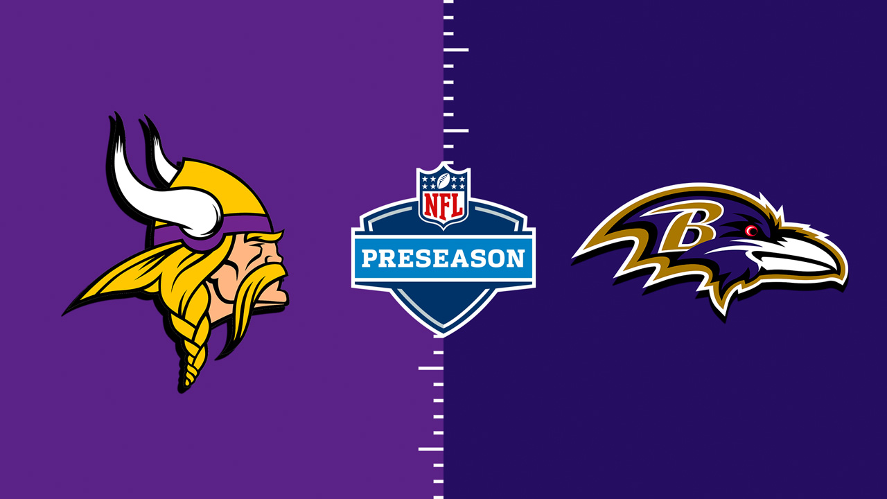 Minnesota Vikings vs Baltimore Ravens poster