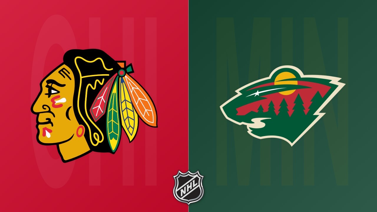 Minnesota Wild vs Chicago Blackhawks poster