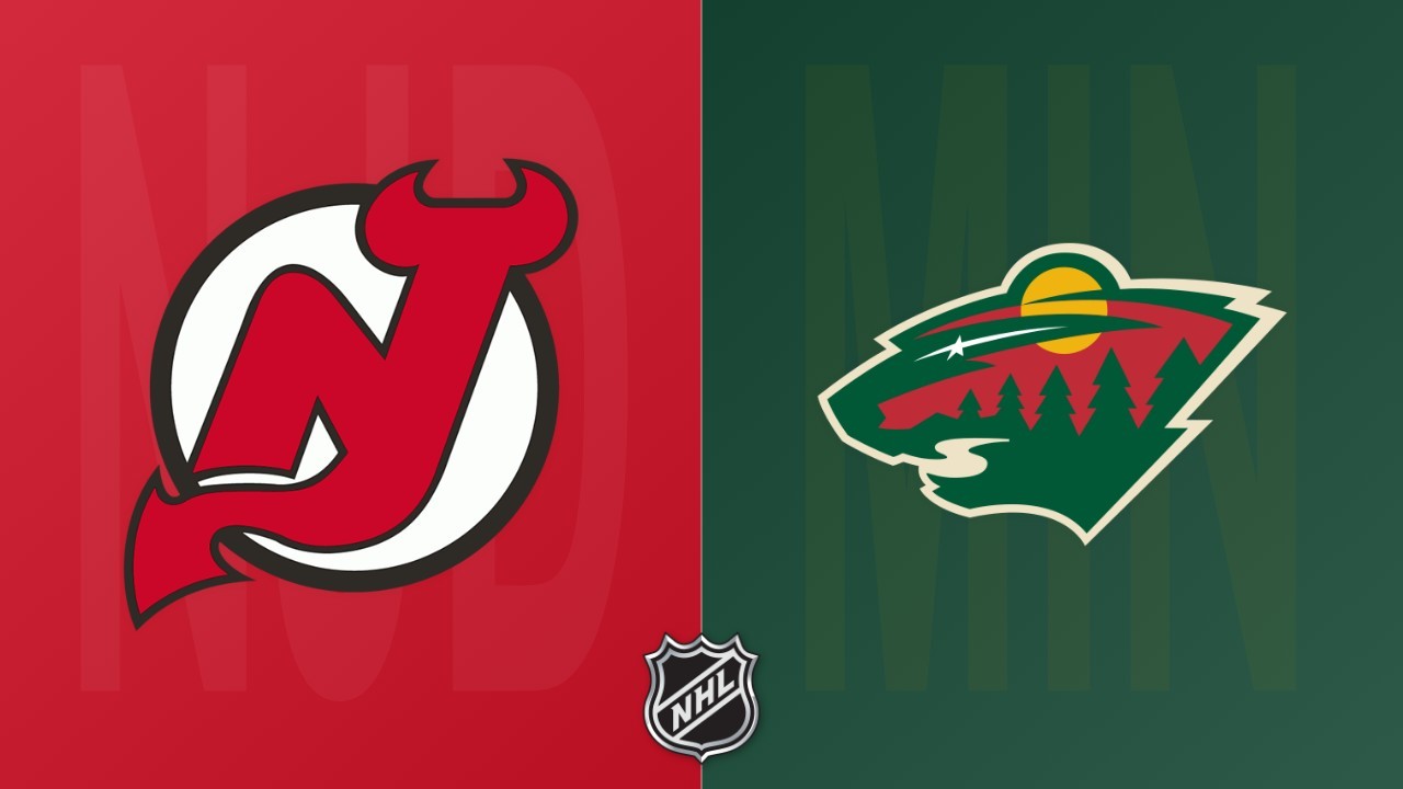 Minnesota Wild vs New Jersey Devils poster