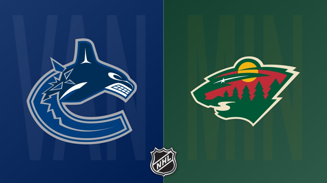 Minnesota Wild vs Vancouver Canucks poster