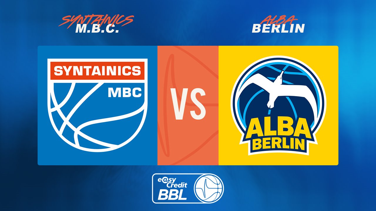 Mitteldeutscher BC vs ALBA Berlin poster