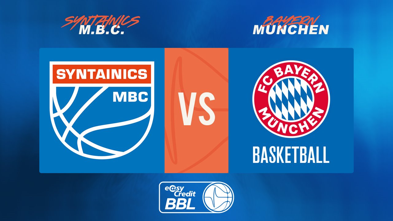Mitteldeutscher BC vs Bayern München Basketball poster