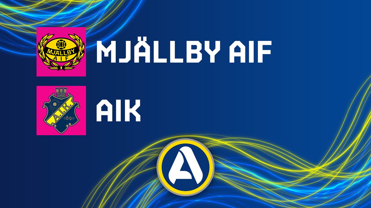Mjällby vs AIK poster