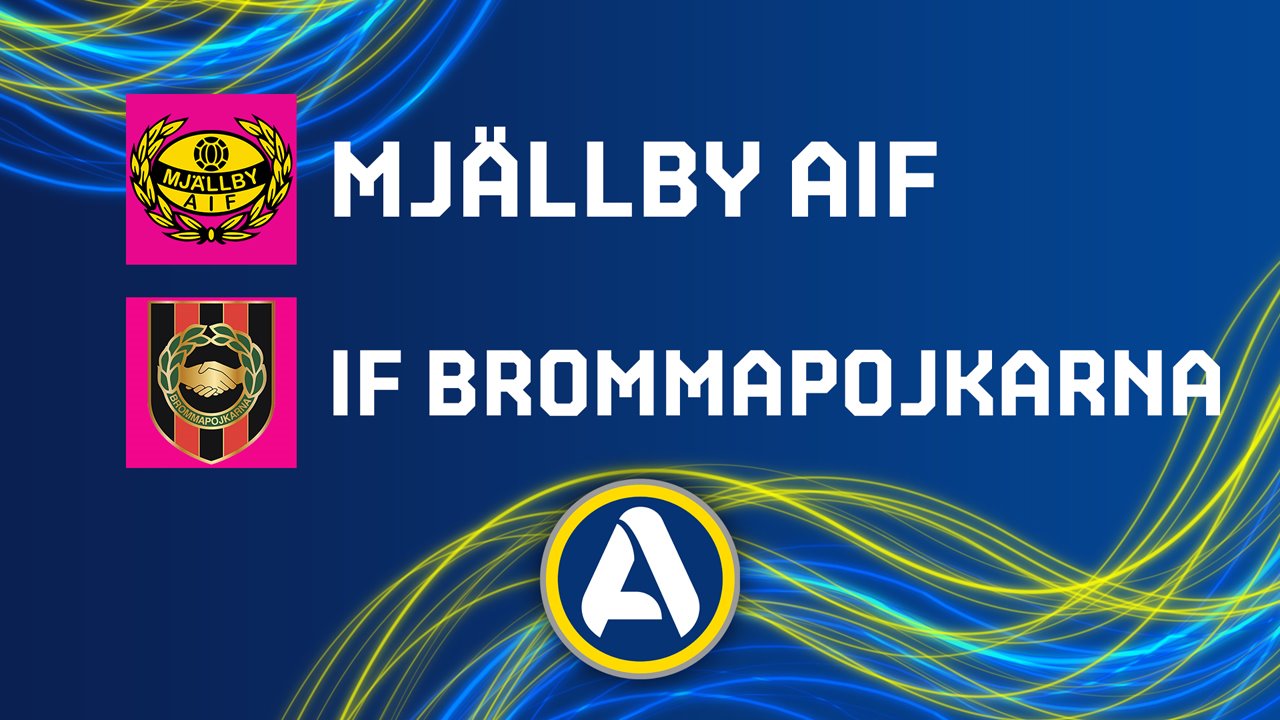 Mjällby vs Brommapojkarna poster