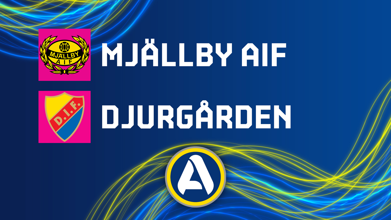 Mjällby vs Djurgården poster