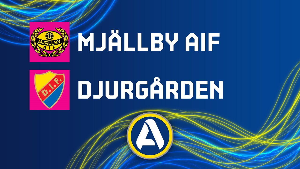 Mjällby vs Djurgården poster