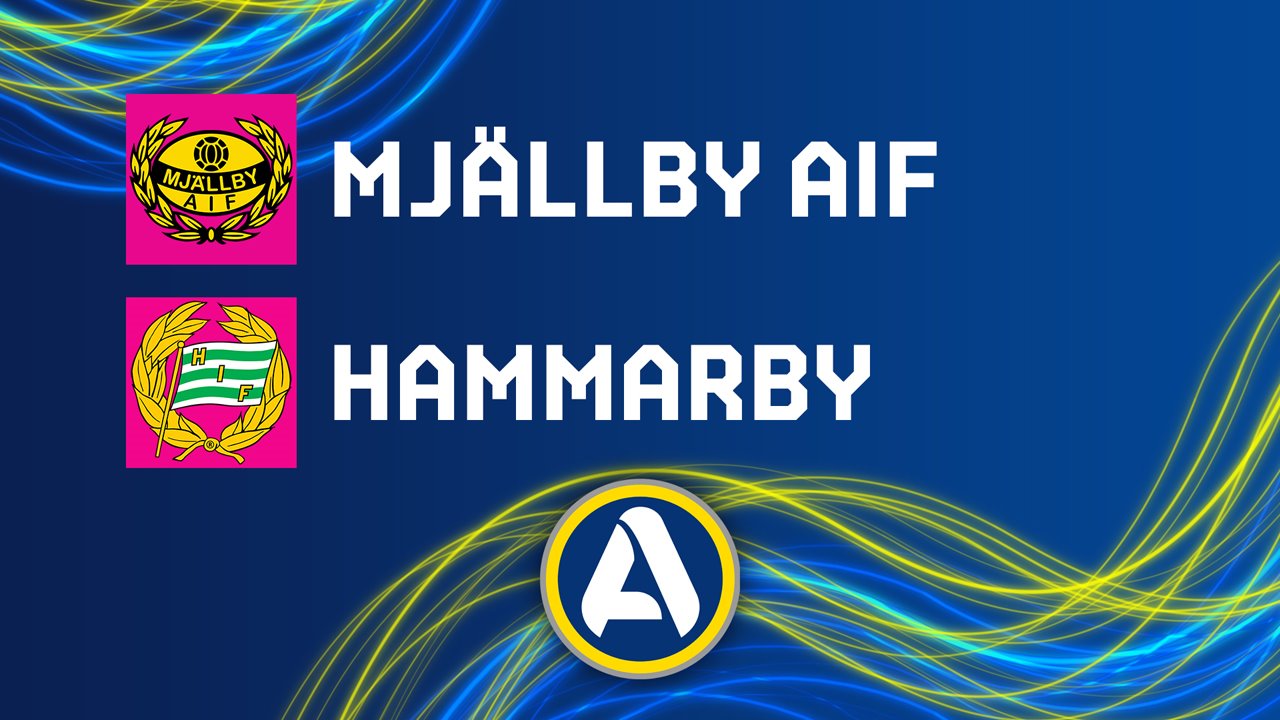Mjällby vs Hammarby poster