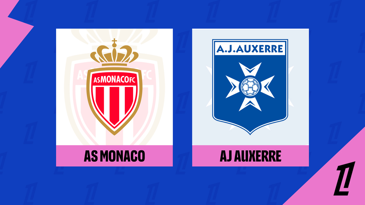 Monaco vs Auxerre poster