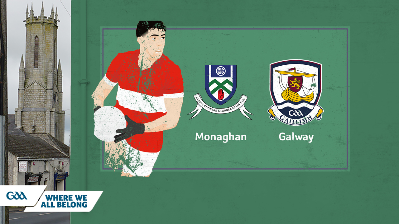 Monaghan GAA Football vs Galway GAA Football poster