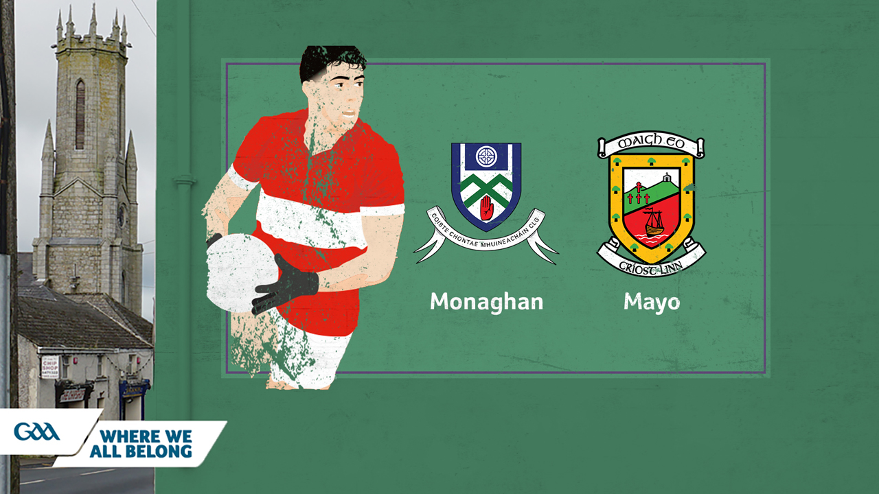 Monaghan GAA Football vs Mayo GAA Football poster