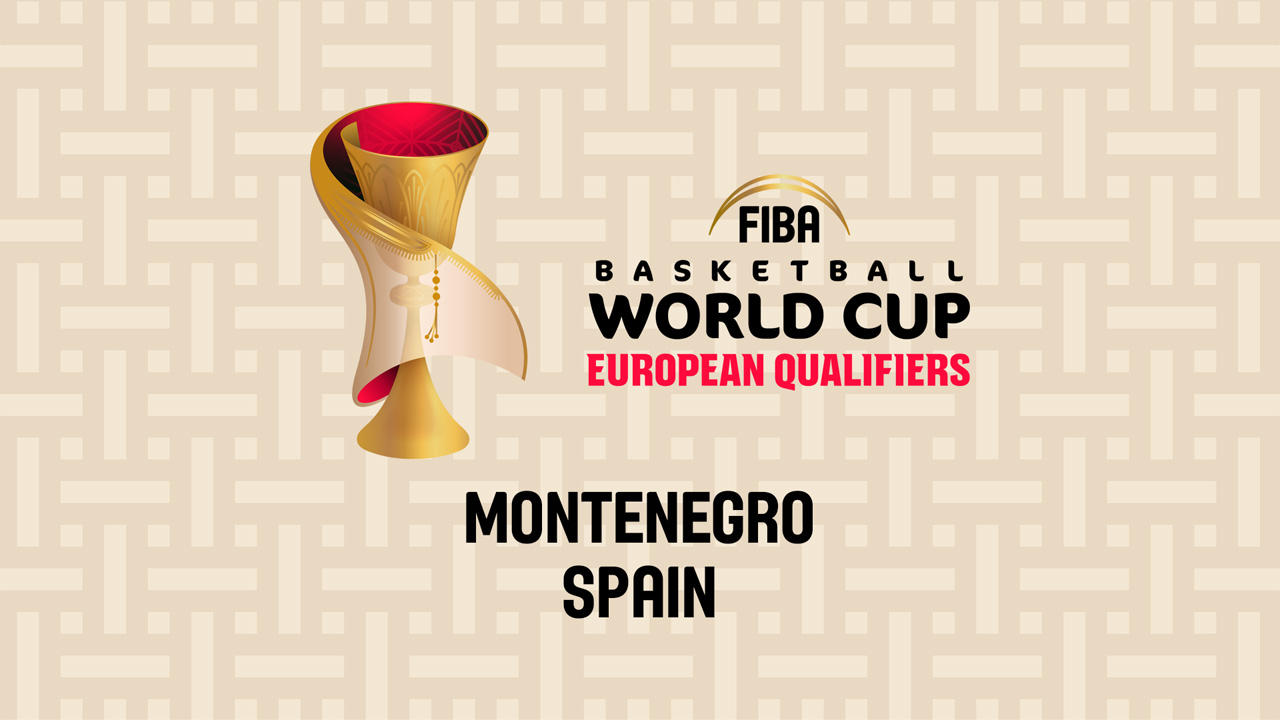 Montenegro Basketball vs Spain Basketball poster