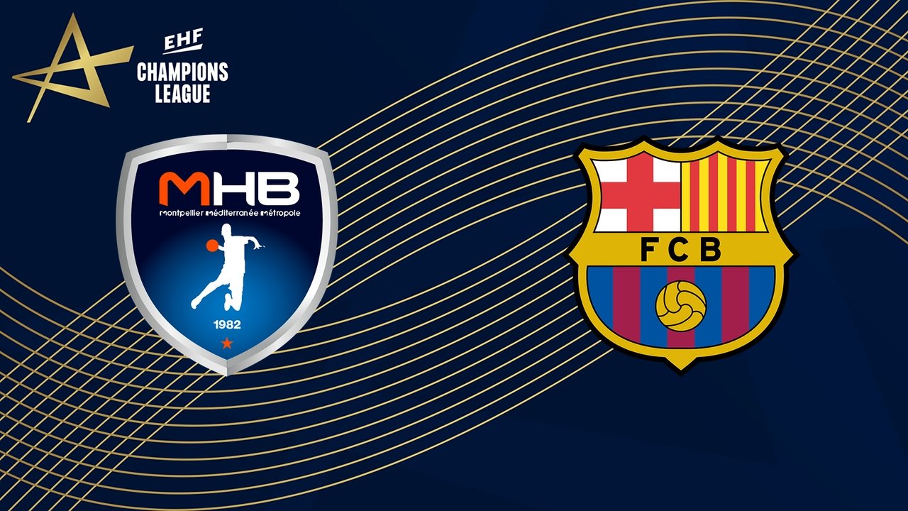 Montpellier Handball vs FC Barcelona Handbol poster