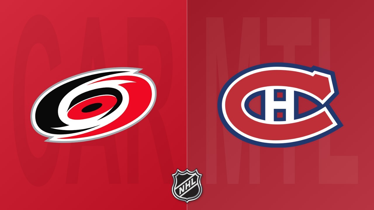 Montreal Canadiens vs Carolina Hurricanes poster