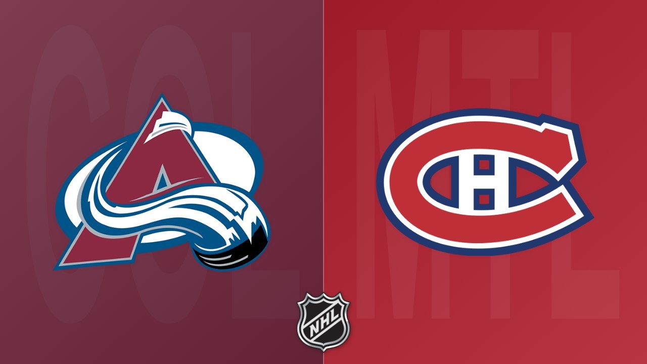 Montreal Canadiens vs Colorado Avalanche poster