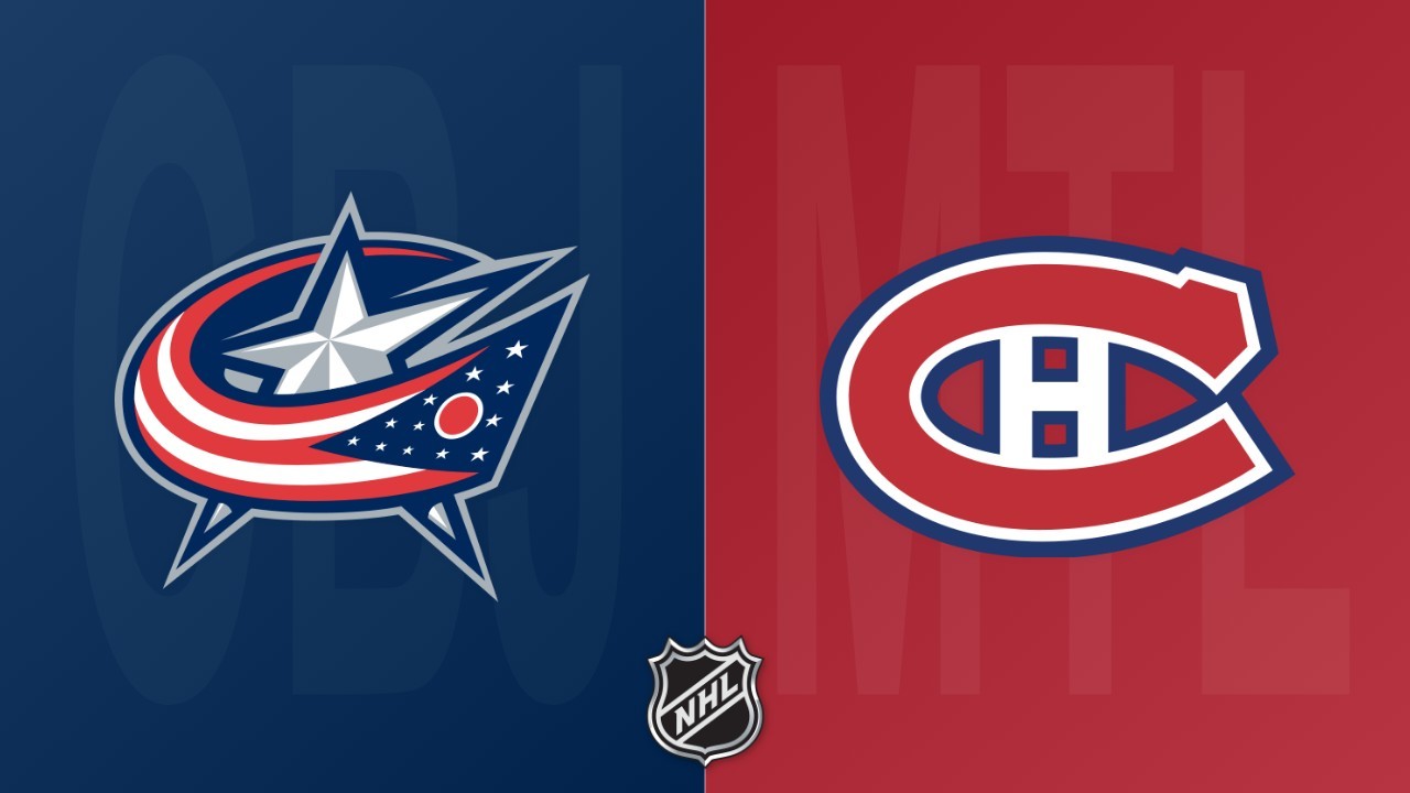 Montreal Canadiens vs Columbus Blue Jackets poster