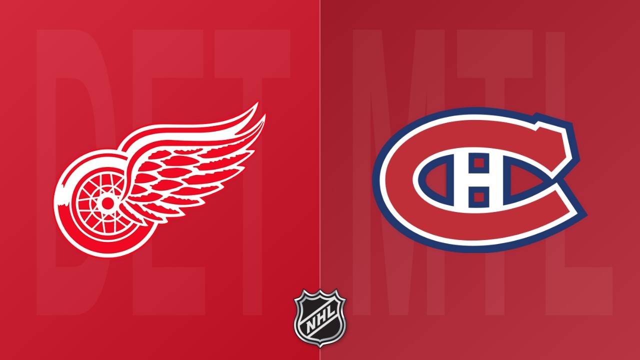 Montreal Canadiens vs Detroit Red Wings poster