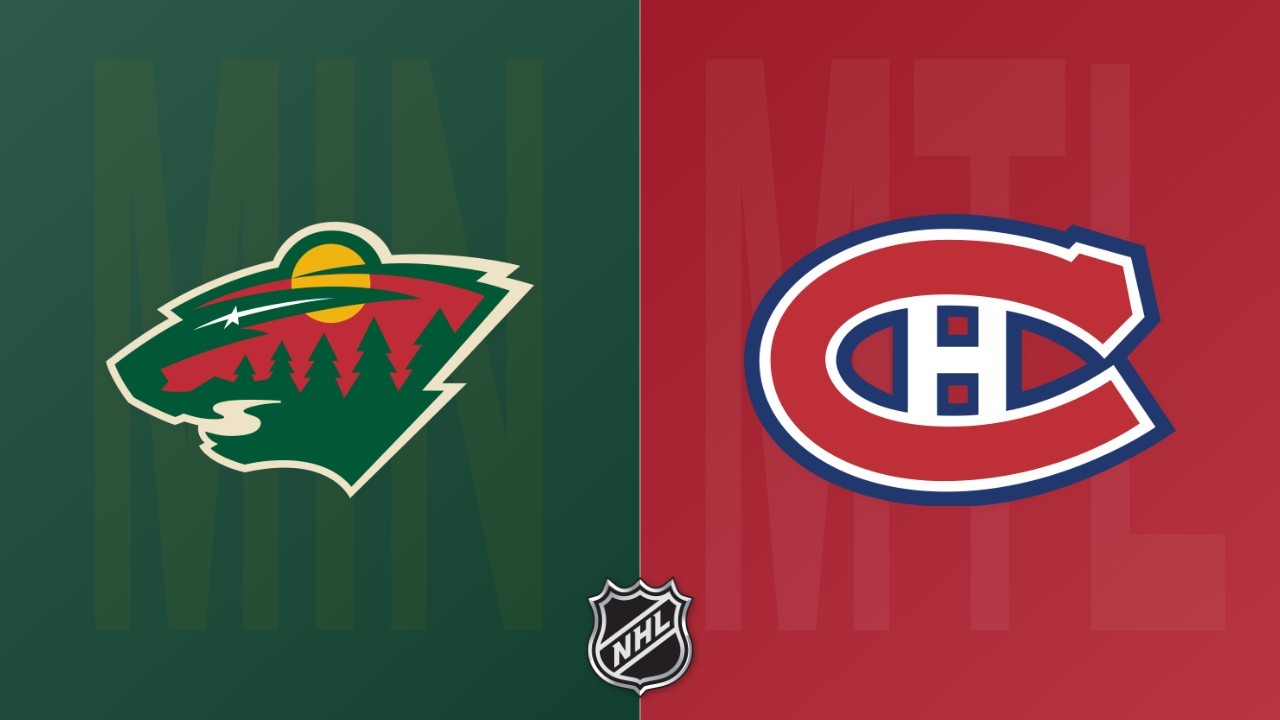 Montreal Canadiens vs Minnesota Wild poster