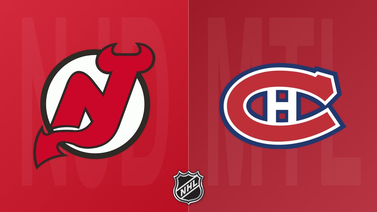 Montreal Canadiens vs New Jersey Devils poster