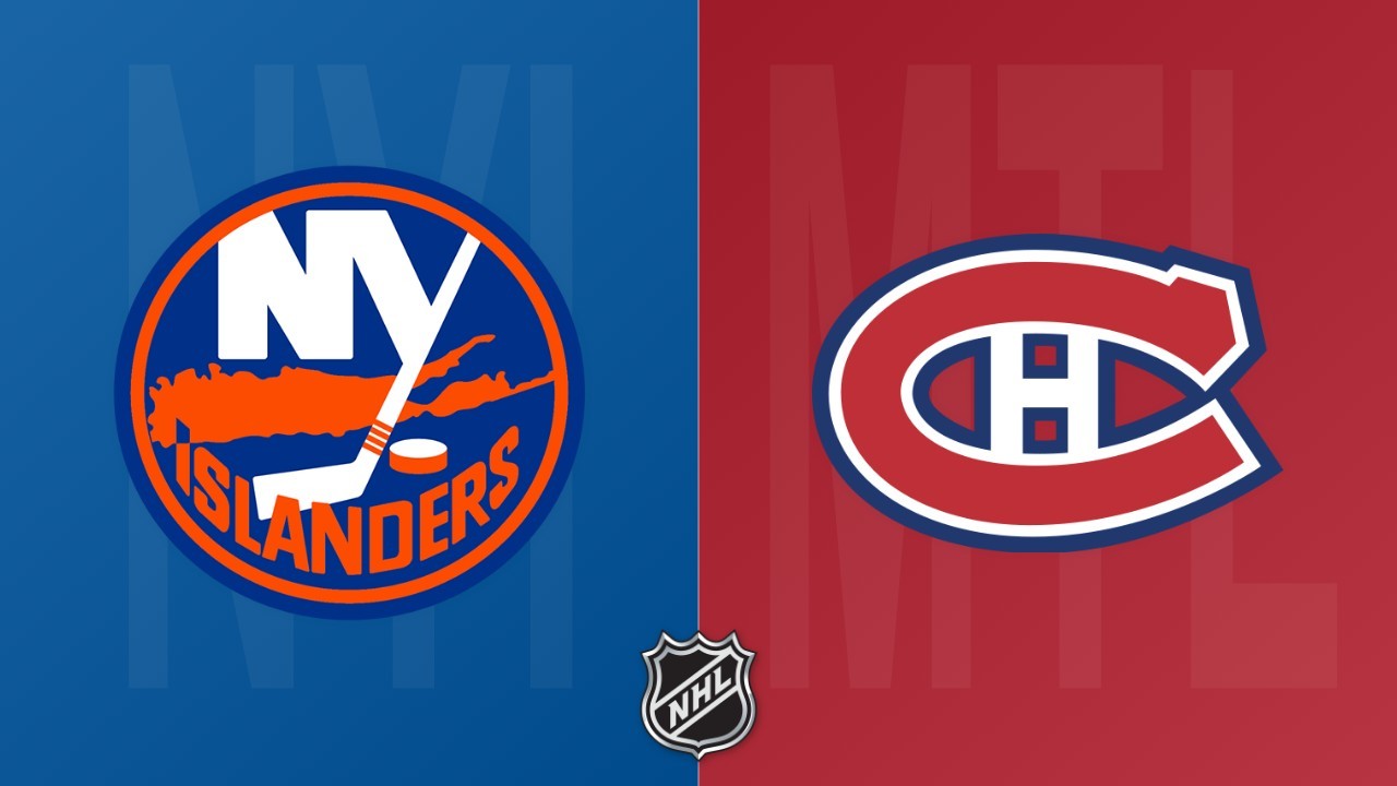Montreal Canadiens vs New York Islanders poster