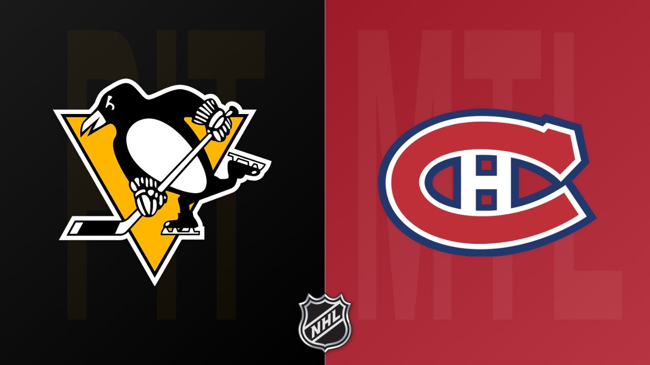 Montreal Canadiens vs Pittsburgh Penguins poster