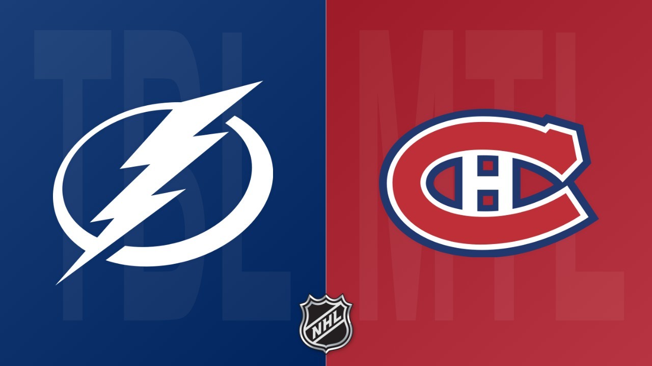 Montreal Canadiens vs Tampa Bay Lightning poster