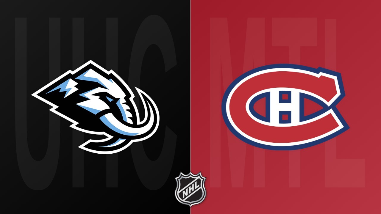 Montreal Canadiens vs Utah Mammoth poster
