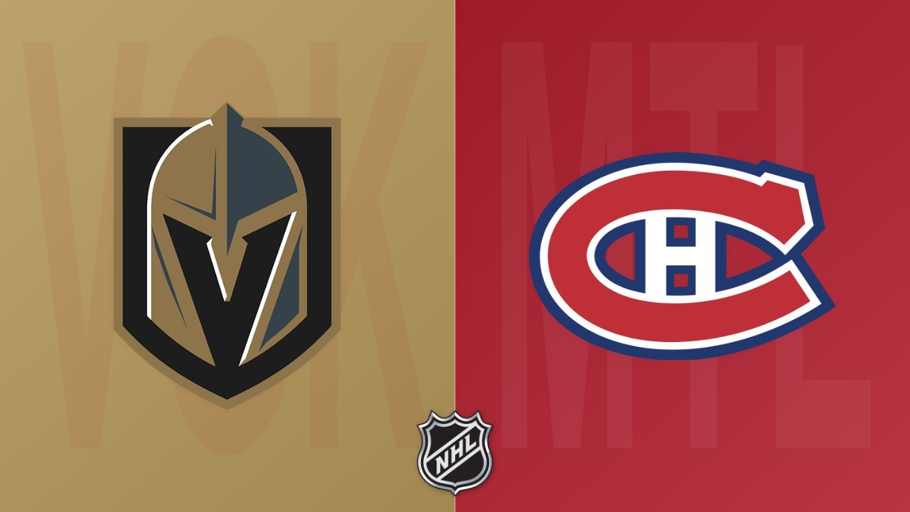 Montreal Canadiens vs Vegas Golden Knights poster