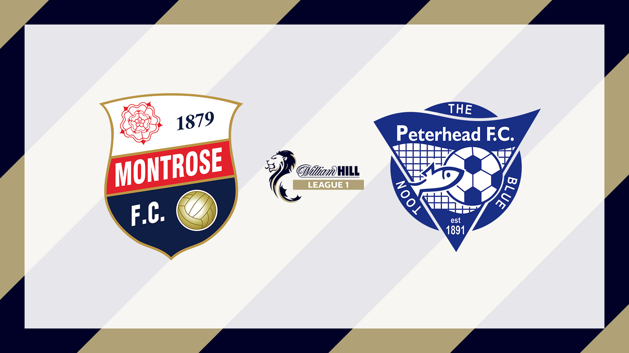 Montrose vs Peterhead poster