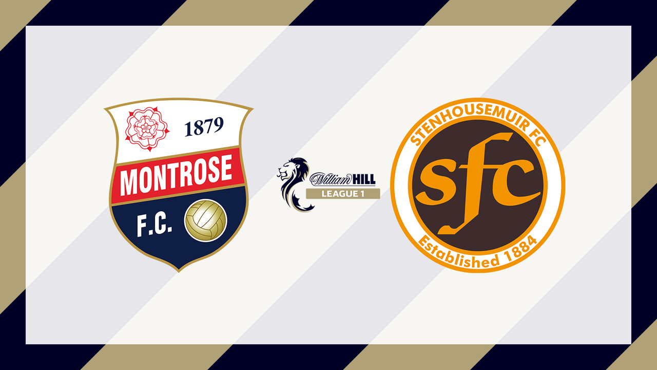 Montrose vs Stenhousemuir poster