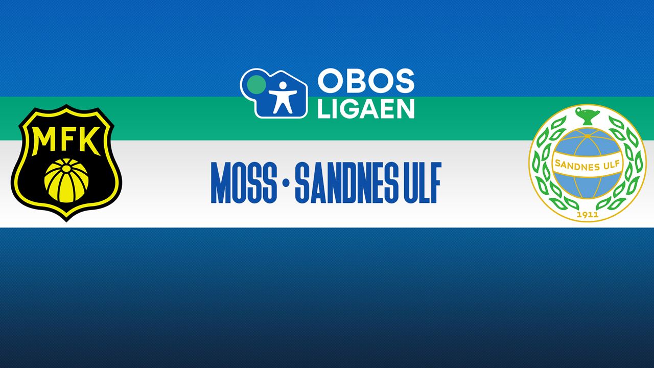 Moss vs Sandnes Ulf poster