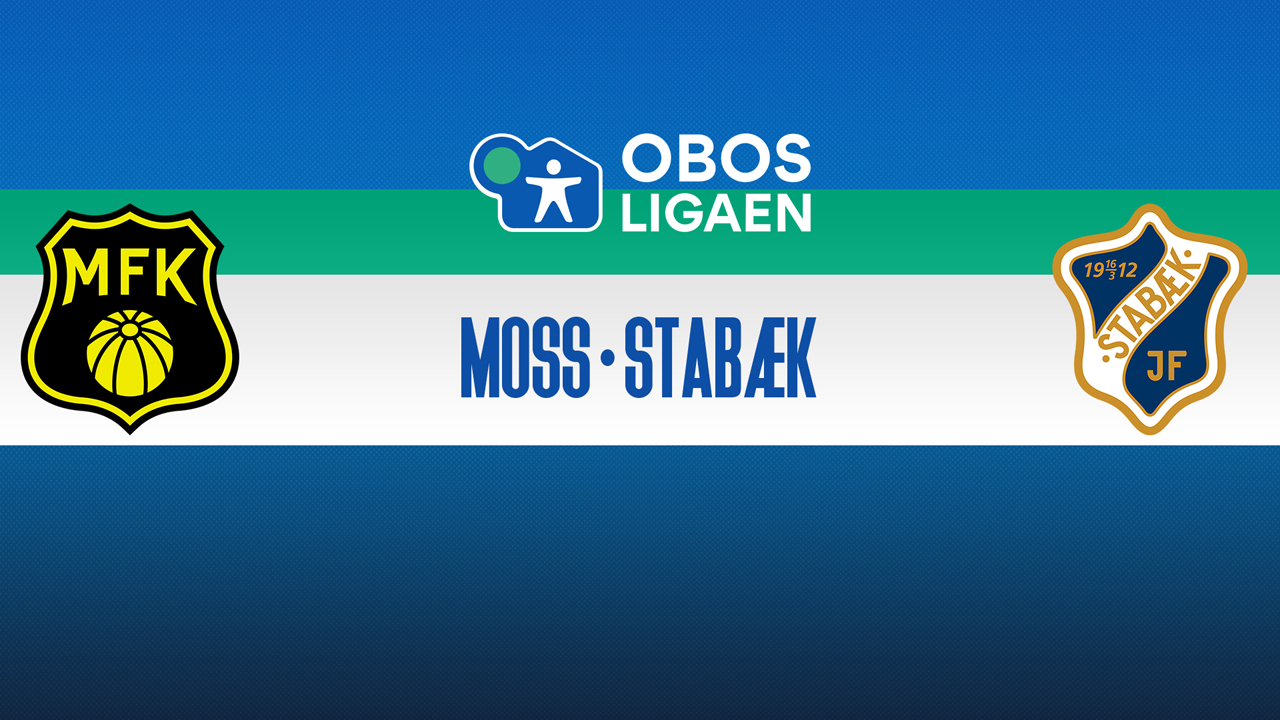 Moss vs Stabæk poster