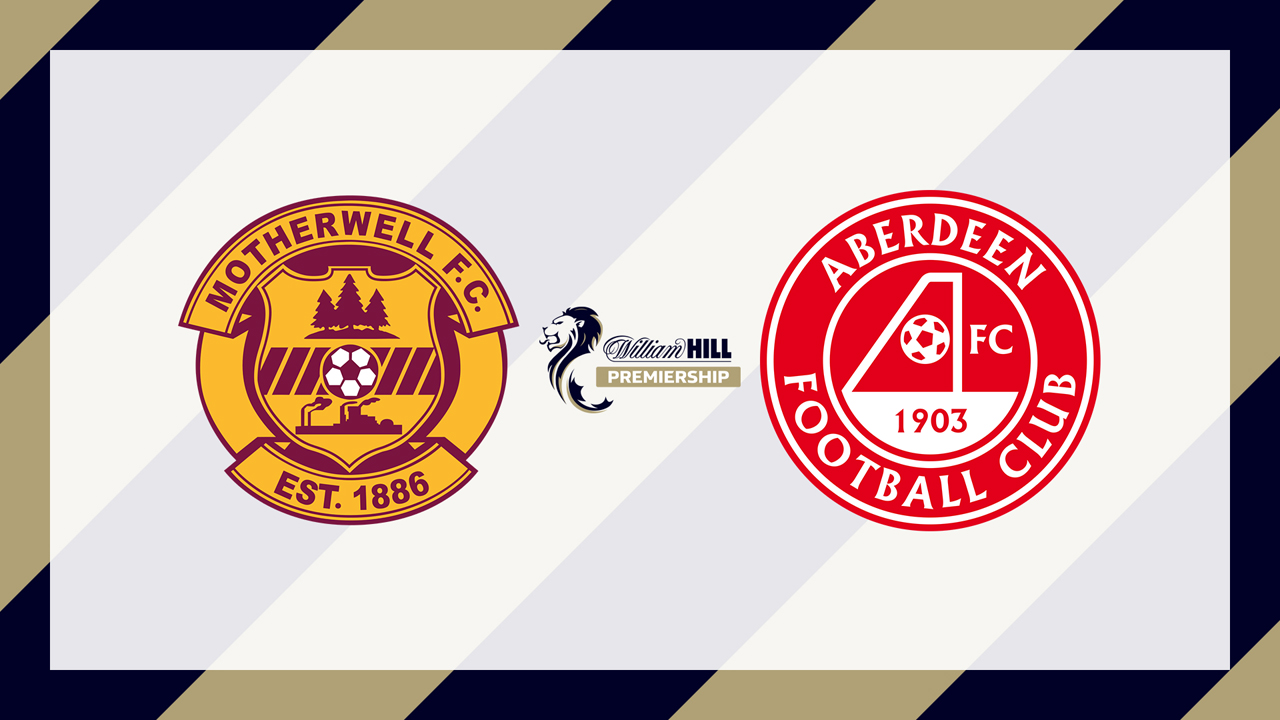 Motherwell vs Aberdeen poster