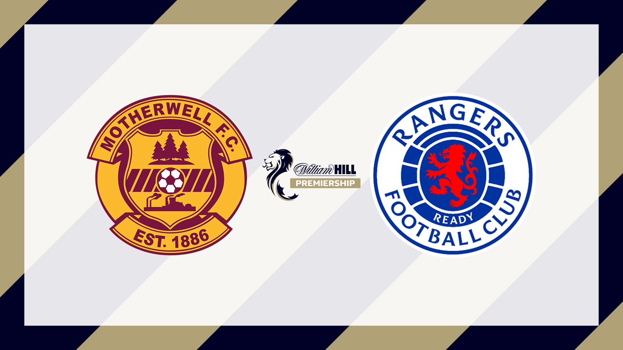 Motherwell vs Rangers poster