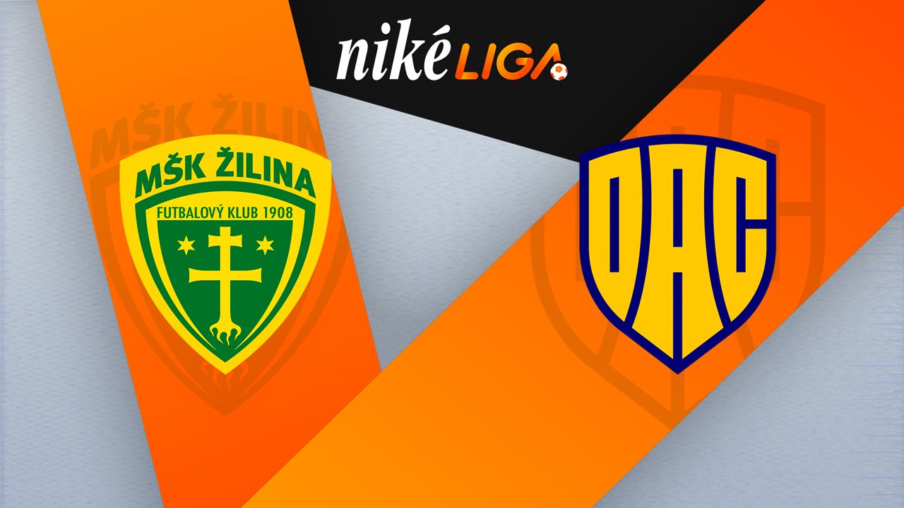 MSK Zilina vs DAC 1904 Dunajská Streda poster