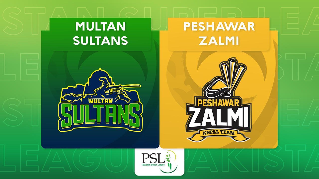 Multan Sultans vs Peshawar Zalmi poster