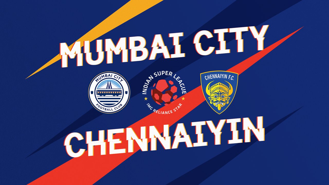 Mumbai City vs Chennaiyin poster