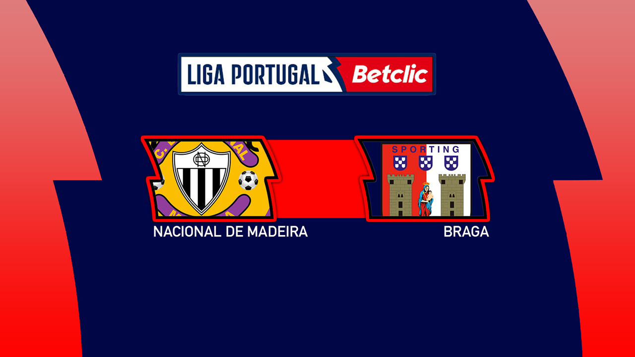 Nacional de Madeira vs Braga poster