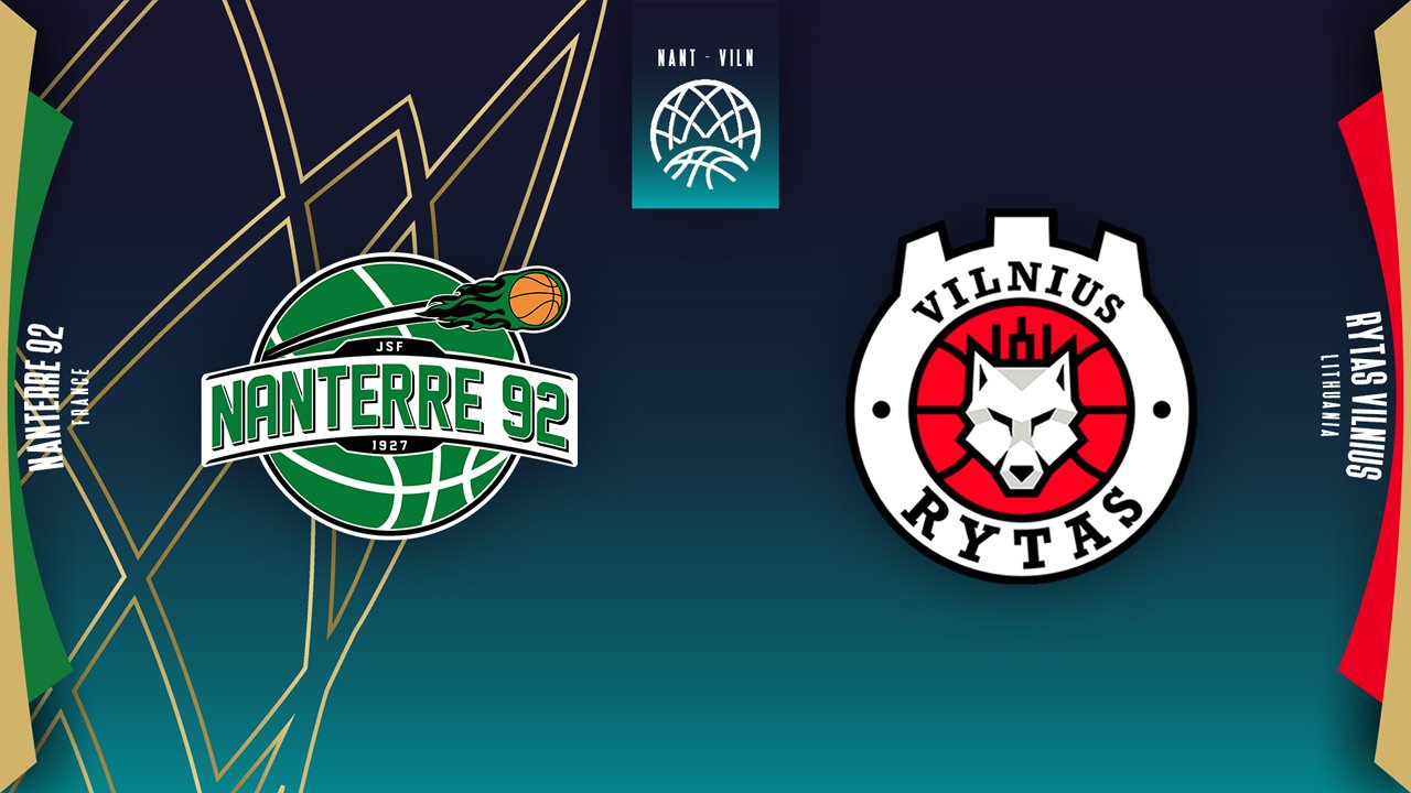 Nanterre vs BC Lietuvos rytas poster