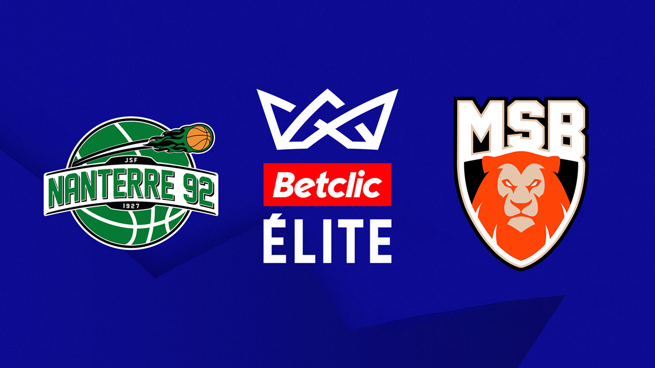 Nanterre vs Le Mans Sarthe Basket poster