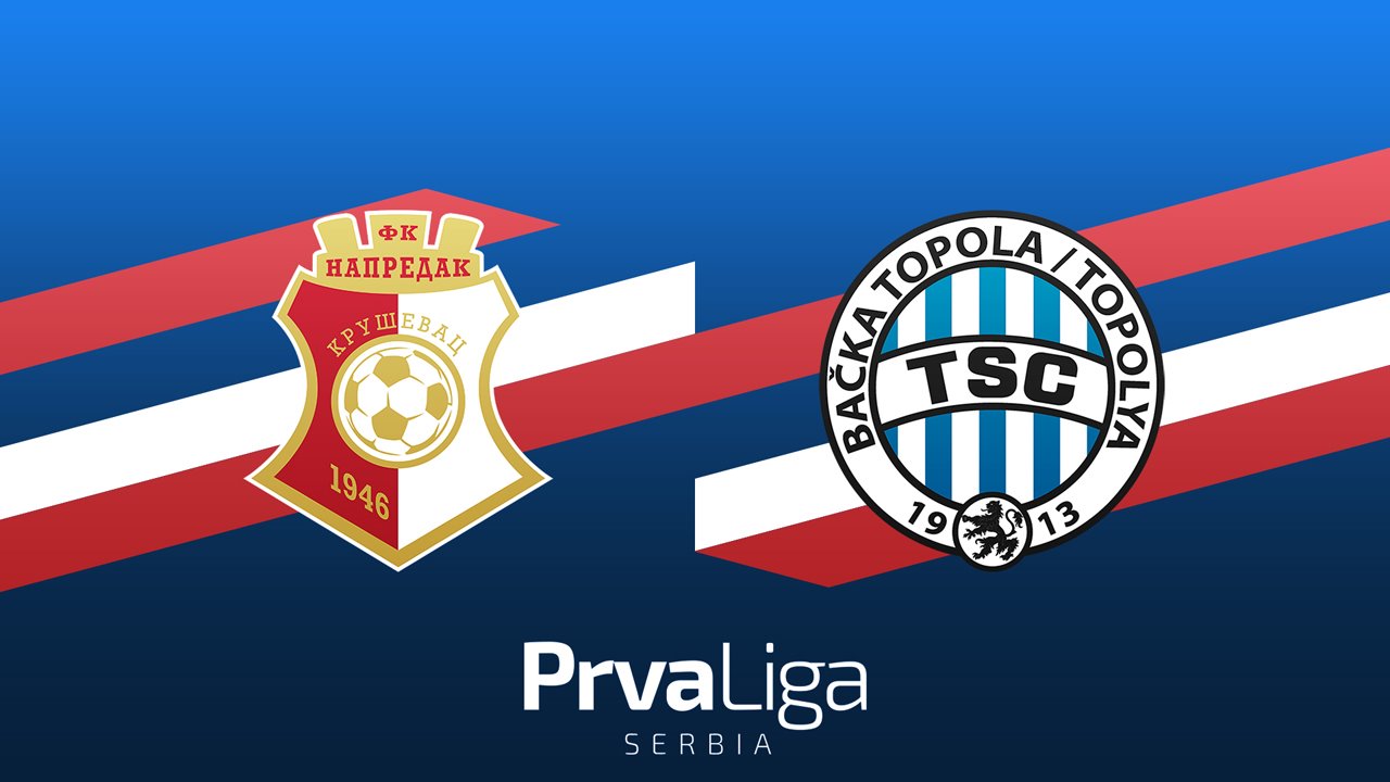 Napredak Kruševac vs TSC Bačka Topola poster