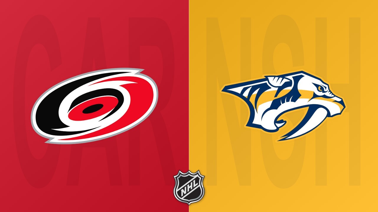 Nashville Predators vs Carolina Hurricanes poster