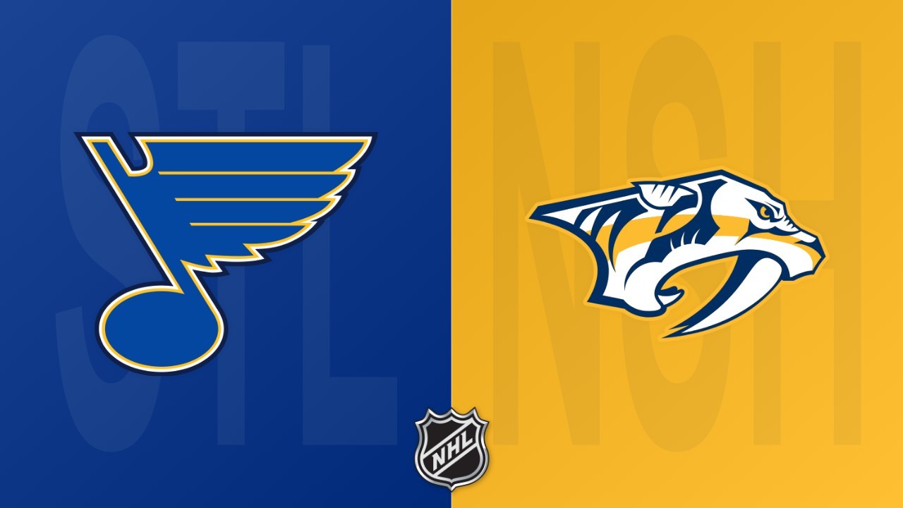 Nashville Predators vs St. Louis Blues poster