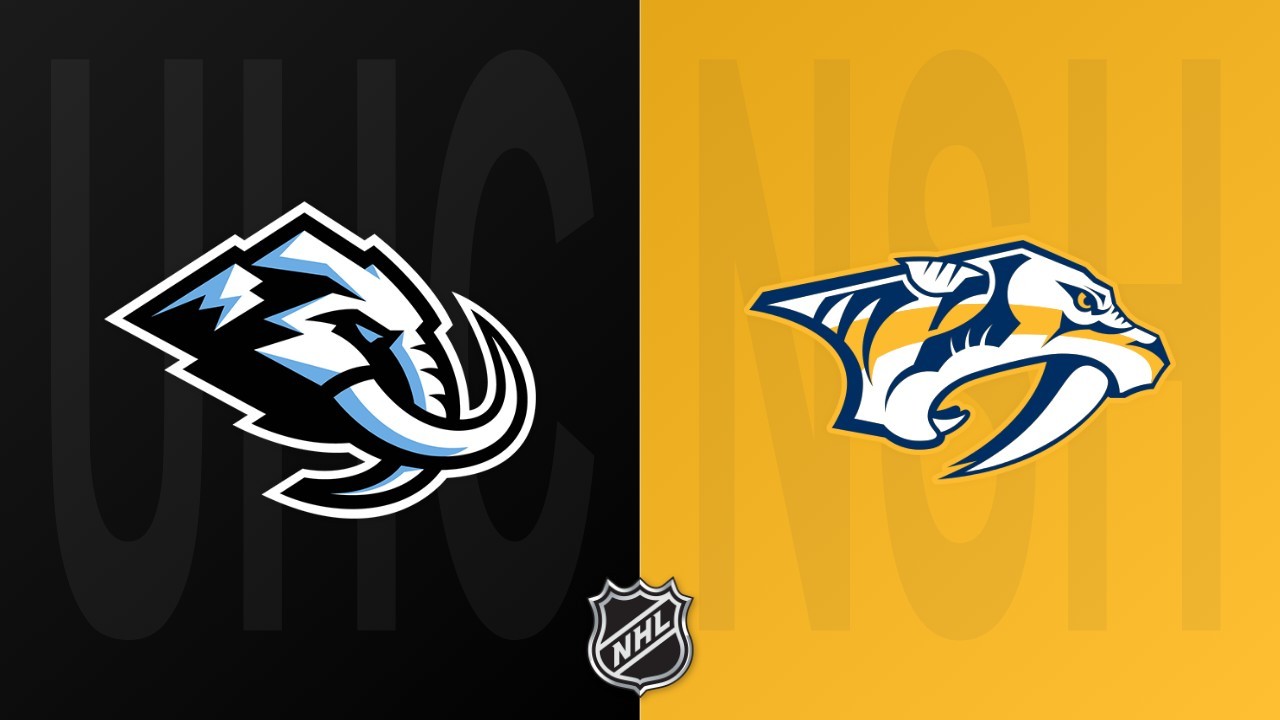 Nashville Predators vs Utah Mammoth poster
